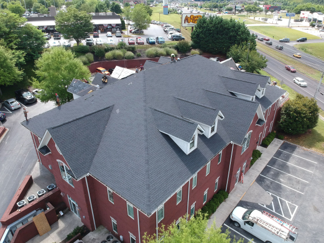 Commercial roof replacement