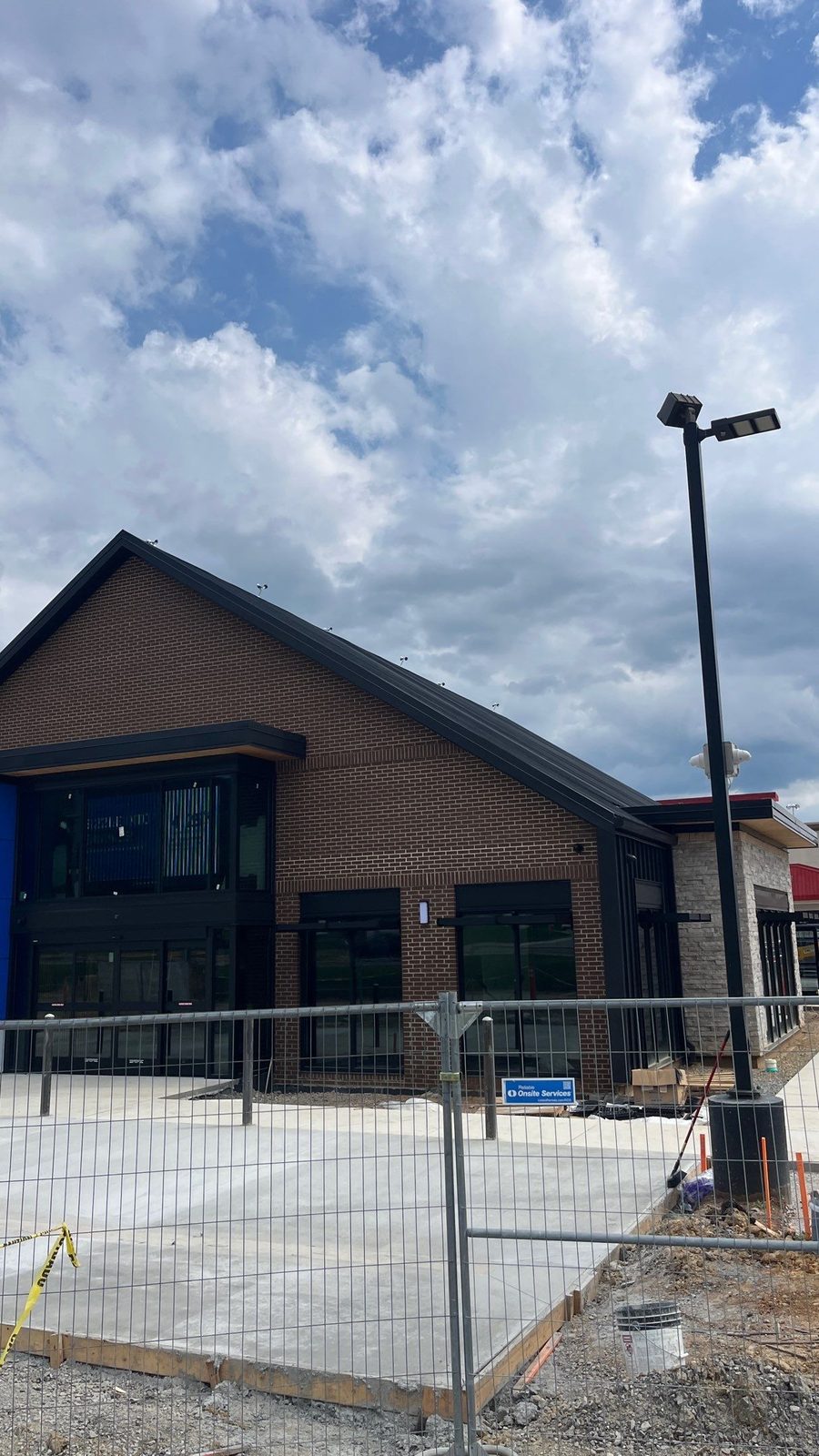 New roof on a commercial building in LaFollette, TN by McGuire Roofing